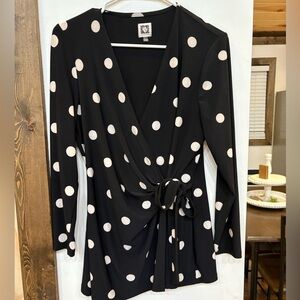 Anne Klein Black and White Top